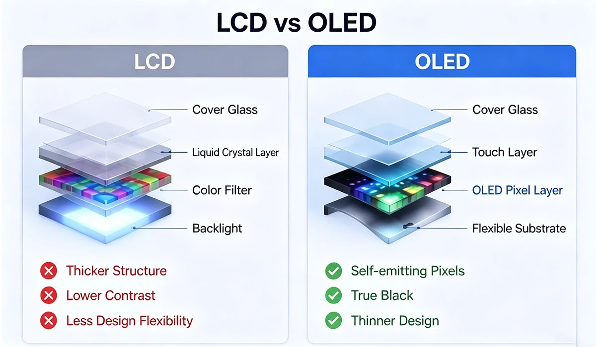LCD VS OLED LCD VS OLED